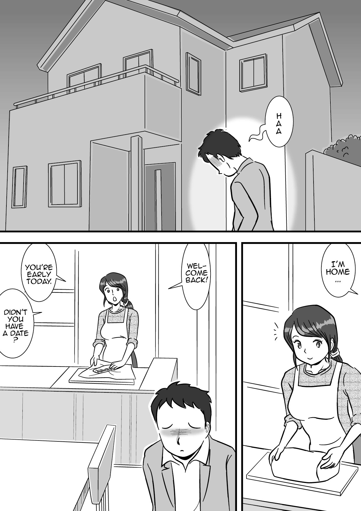 Hentai Manga Comic-Mother and her P.E. Son-Read-3